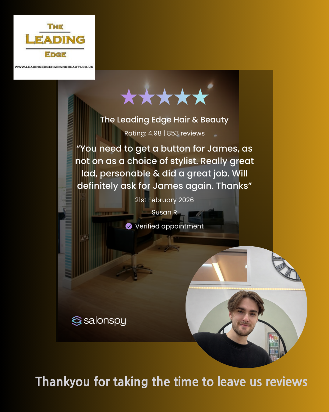 James steals the show